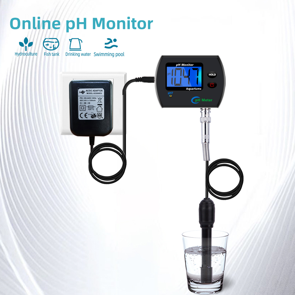 Marine Aquarium Water Analyzer - Digital Ph Meter Akuarium Air Minum