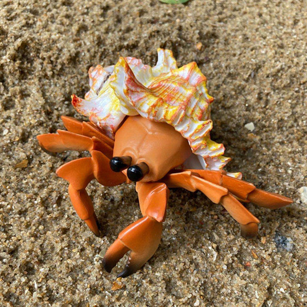 Marine Aquarium Hermit Crab - Kepiting Hermit Simulasi, Kepiting Pagurian Buatan,