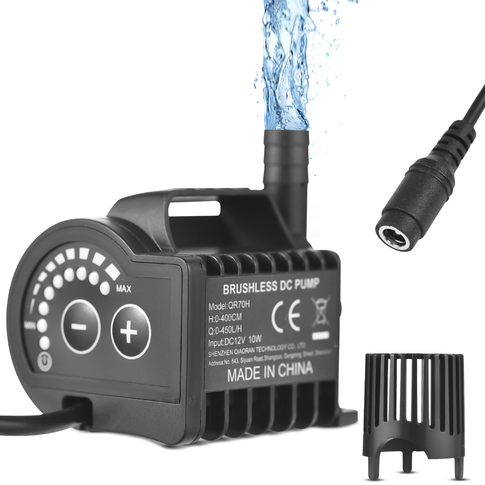Marine Aquarium Return Pump - Pompa Air Mancur 12V dapat disetel,