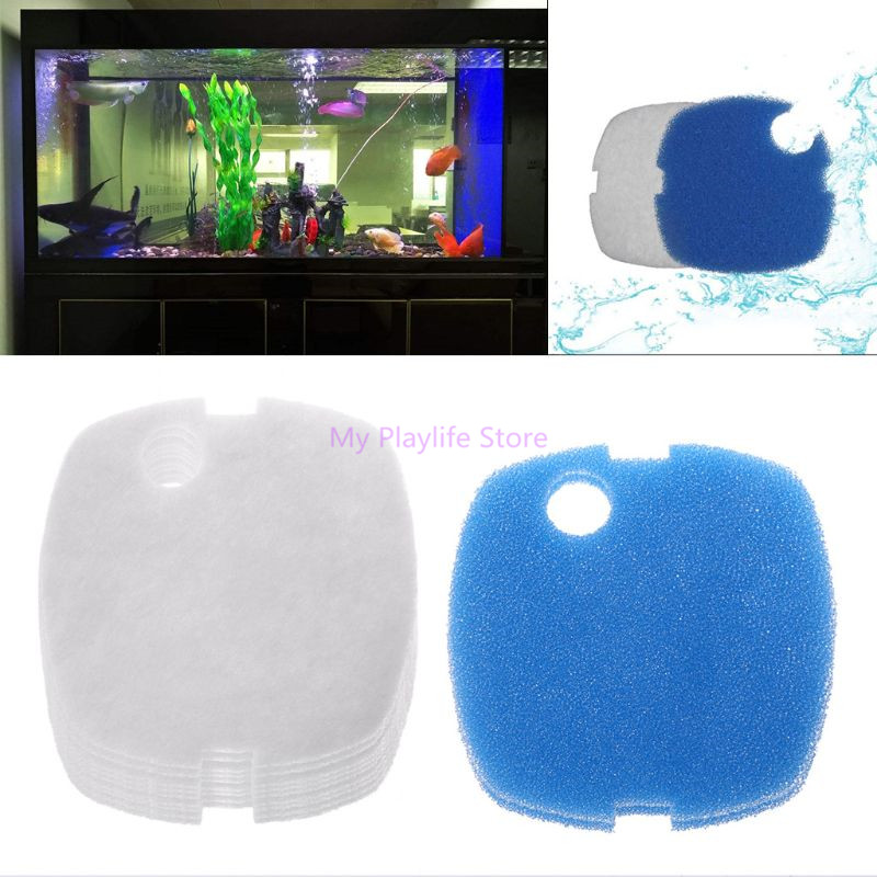 Marine Aquarium Return Pump - 10 buah spons bantalan penyaring akuarium