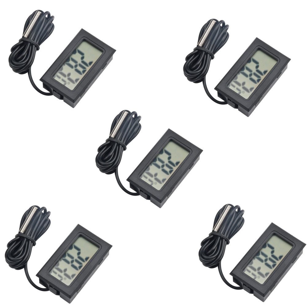 Termometer Digital LCD Mini FY - Marine Aquarium Water Analyzer ulasan dan harga