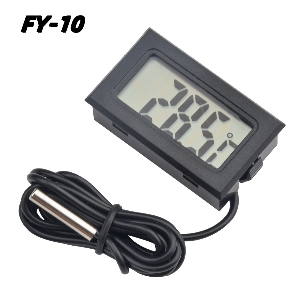 Termometer Digital LCD Mini FY - Marine Aquarium Water Analyzer ulasan dan harga
