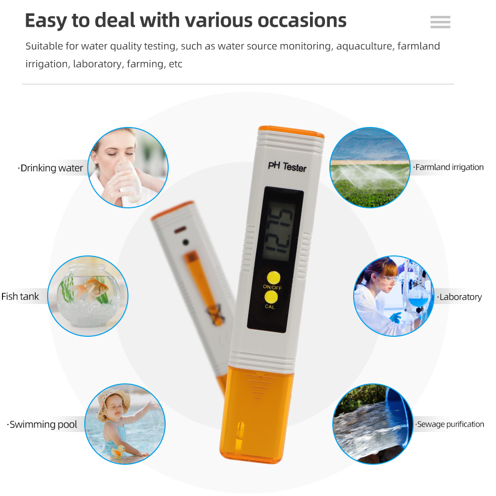 Pena Pengukur PH Digital Pengu - Marine Aquarium Water Analyzer ulasan dan harga
