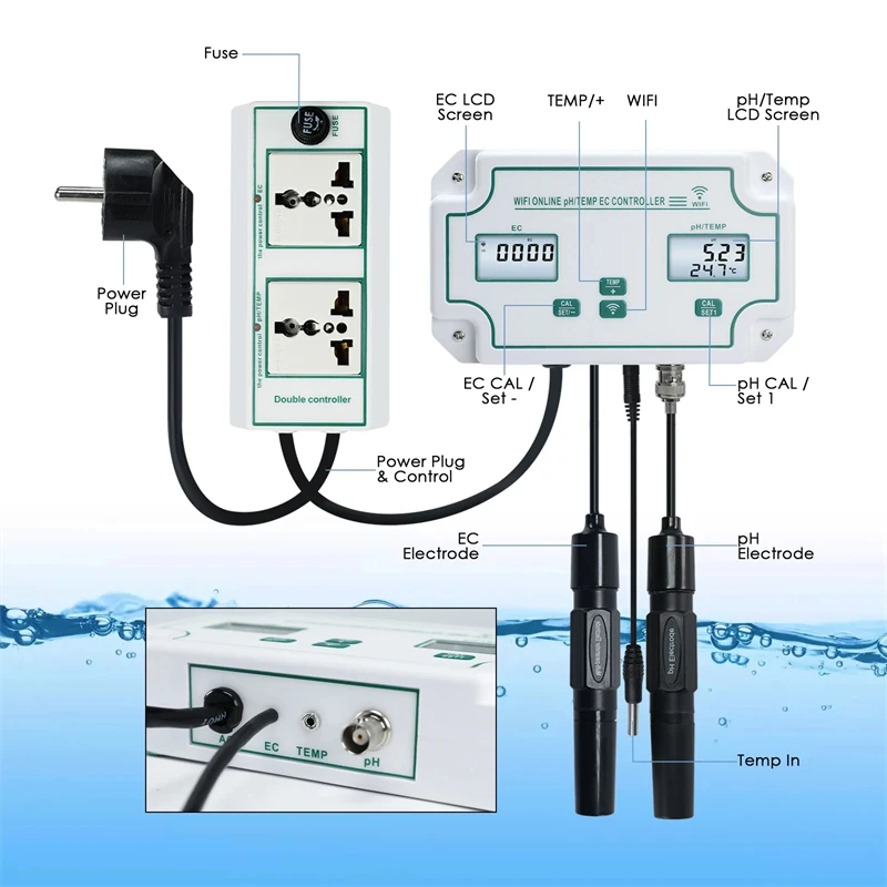 Sistem Pemantauan Kualitas Air - Marine Aquarium Water Analyzer ulasan dan harga