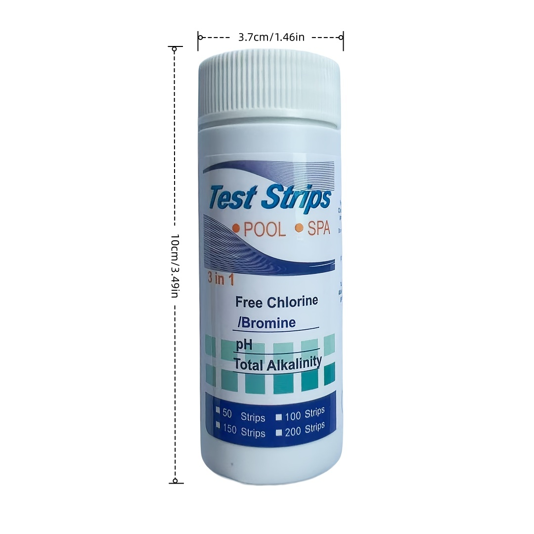 Strip Tes PH Klorin SPA Kolam  - Marine Aquarium Water Analyzer ulasan dan harga