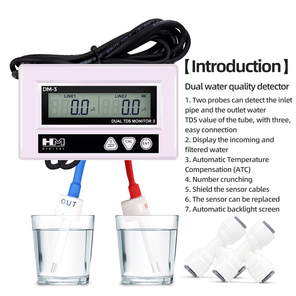 HM DM3 Online TDS EC penguji k - Marine Aquarium Water Analyzer ulasan dan harga