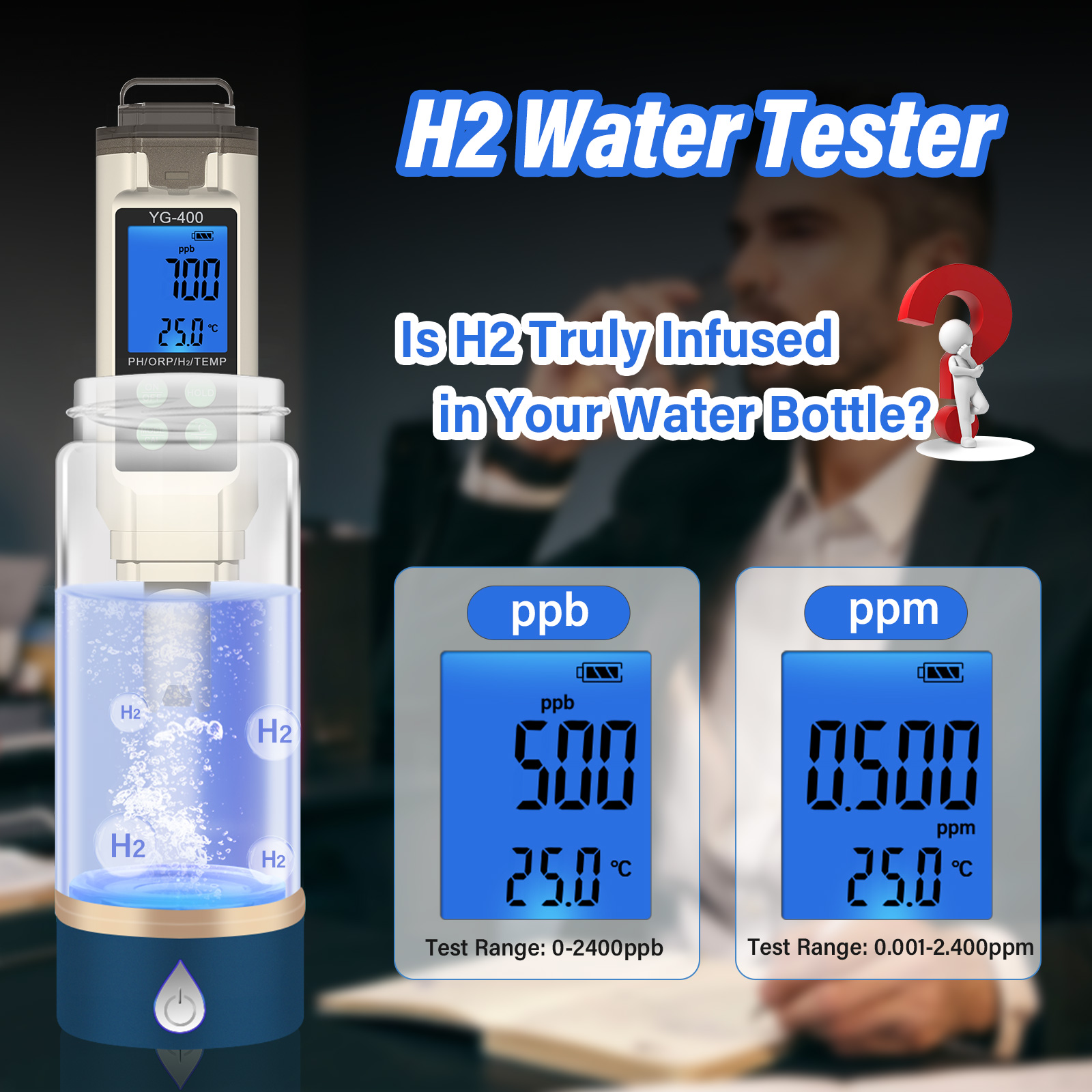 Yieryi 4 In 1 Digital PH ORP T - Marine Aquarium Water Analyzer ulasan dan harga