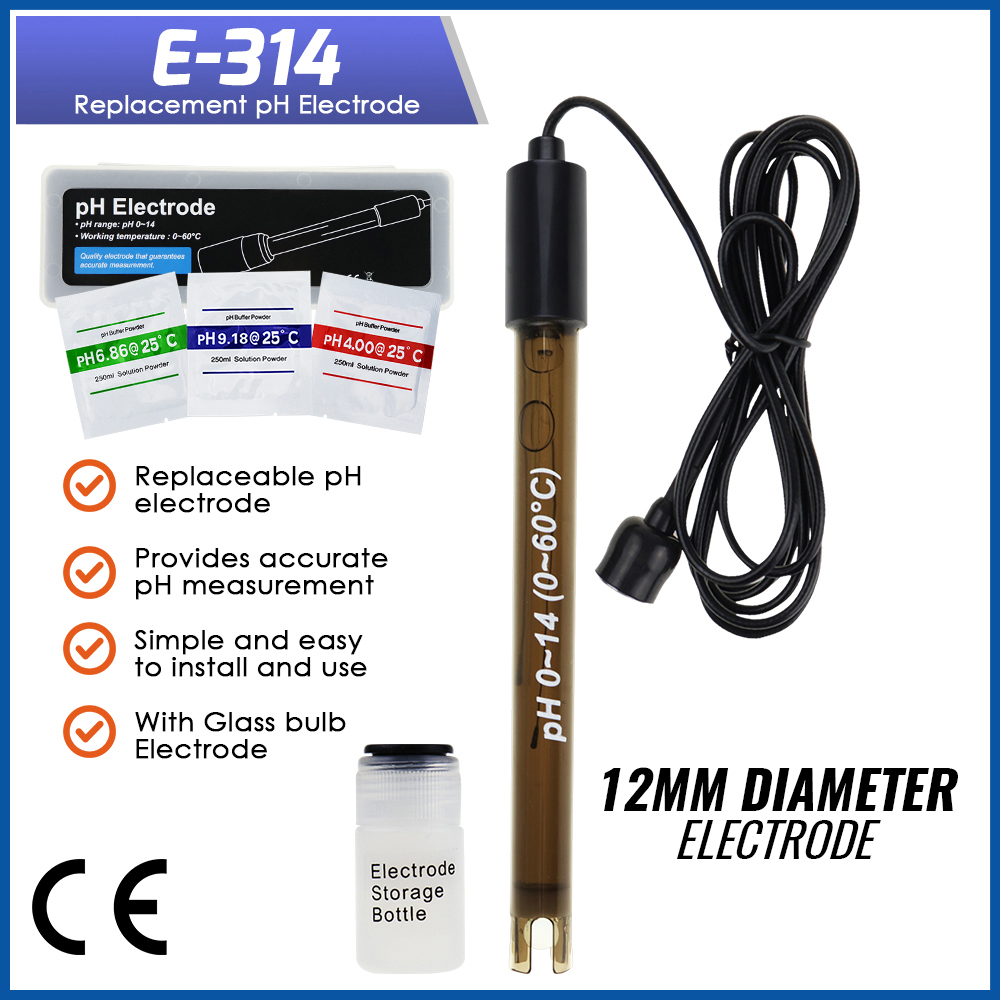 Ph Meter Ph Sonde Pool BNC tip - Marine Aquarium Water Analyzer ulasan dan harga